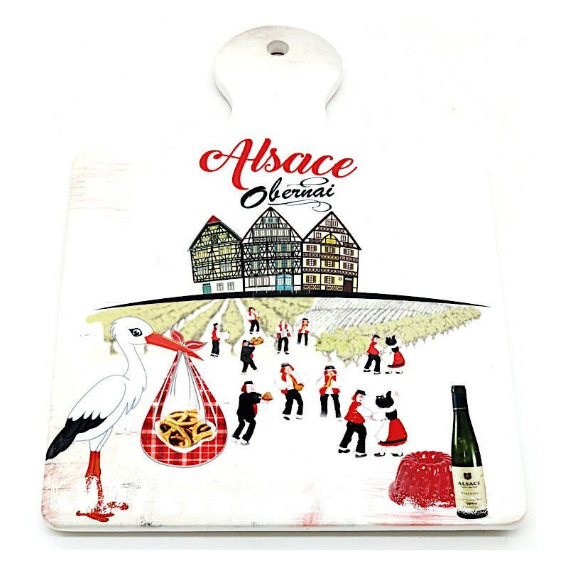 Platter Coaster decorated with wine festival Obernai