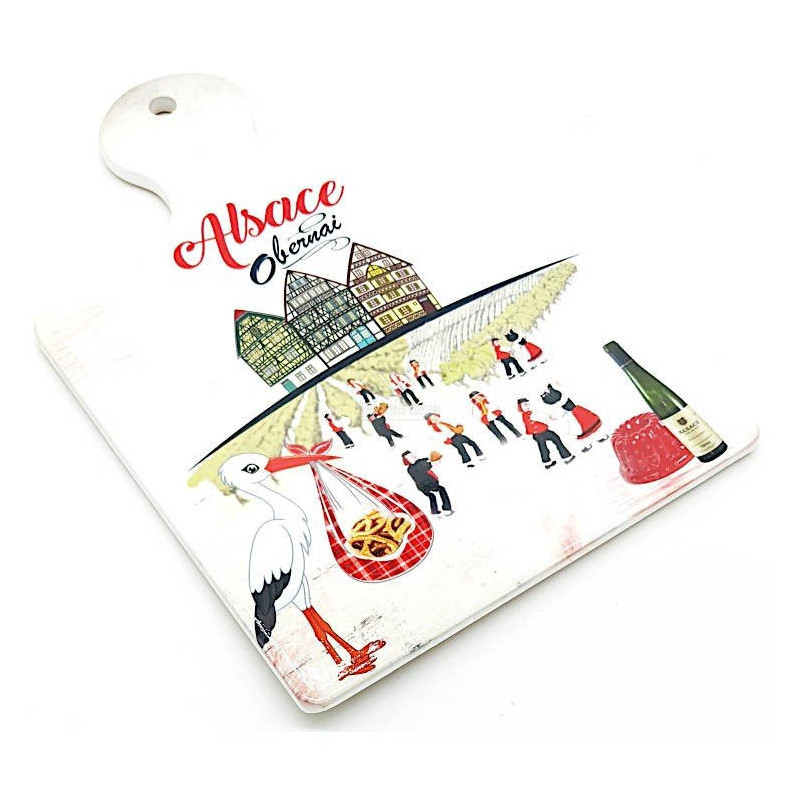 Platter Coaster decorated with wine festival Obernai