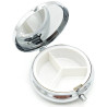 Pill box decorated with Decor Gourmet festivals and Obernai hearts