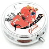 Pill box decorated with Decor Gourmet festivals and Obernai hearts