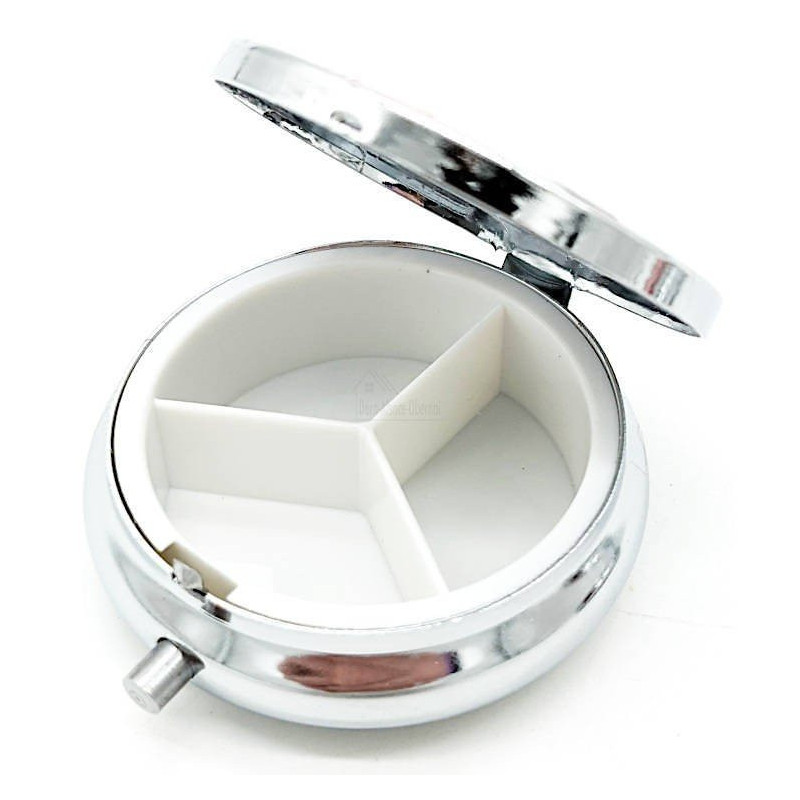 Pill box decorated with Decor Gourmet festivals and Obernai hearts