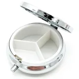 Pill box with Alsace storks and Obernai hearts design