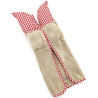 Lovely Elsa Beige Embroidered Alsace Doll Towel
