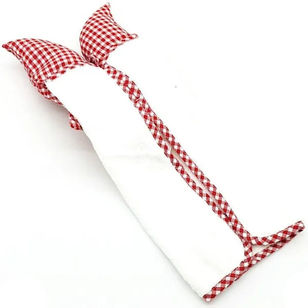 Essuie-Mains Poupée Lovely Elsa Blanc brodé Alsace