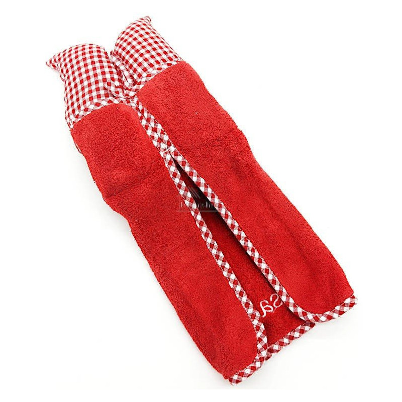 Handtuch Puppe Lovely Elsa Rot bestickt Elsass