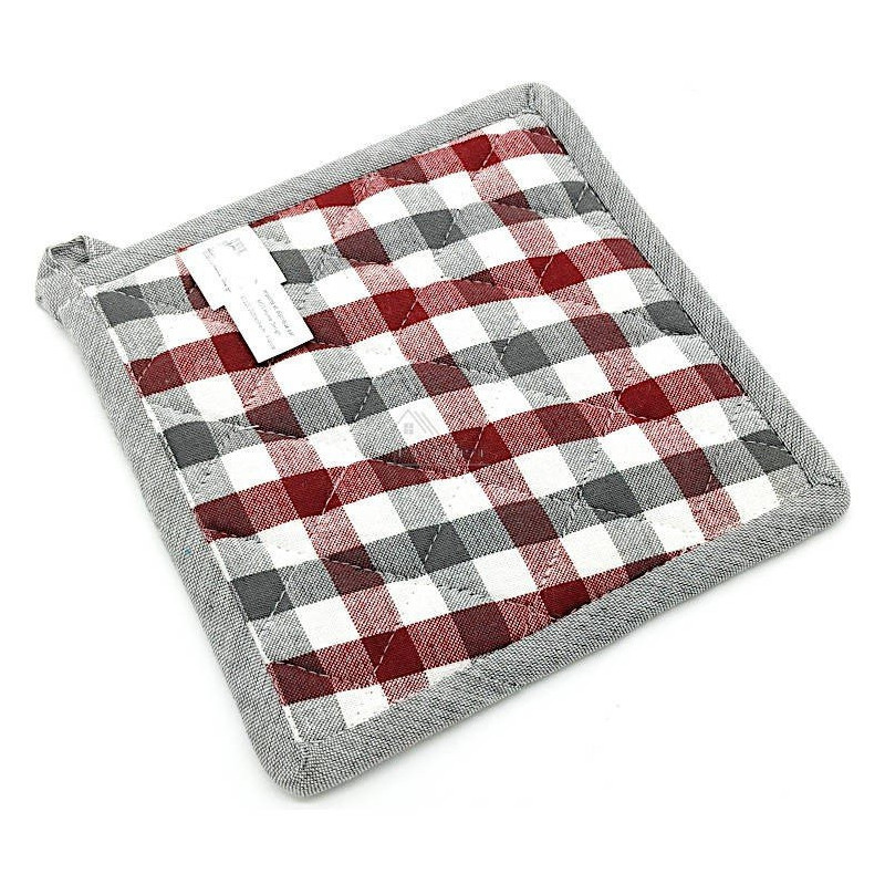 Kitchen Potholder embroidered with the 3 Alsatians
