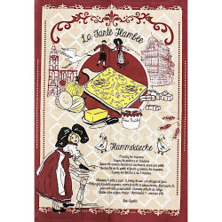 Kitchen Towel Recipe for Tarte Flambée