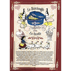 Alsatian Baeckeoffe Recipe Kitchen Towel