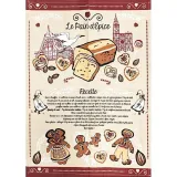 Gingerbread Recipe Kitchen Towel