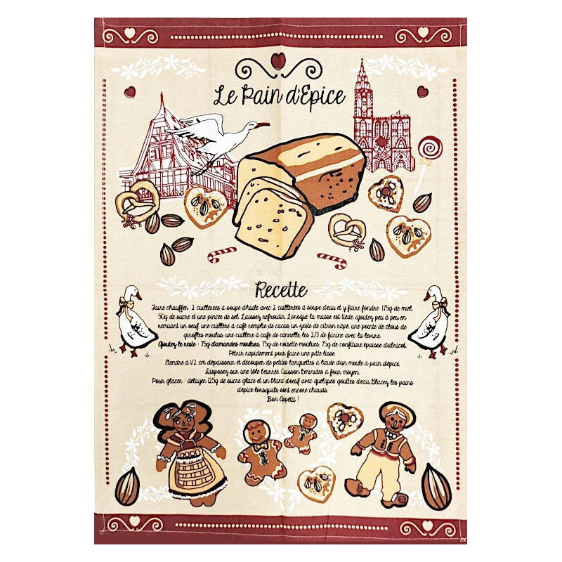 Torchon de Cuisine Recette du Pain d'Épices