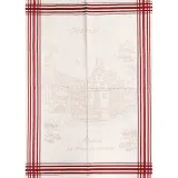 Kitchen Towel in Jacquard Cotton Market Place Obernai