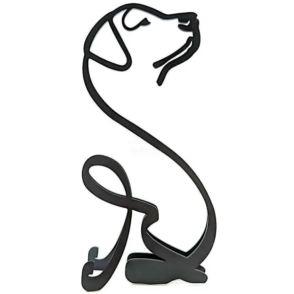 Abstract Sculpture Labrador in Iron