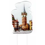 Lesezeichen aus Plexiglas der Belfried von Obernai