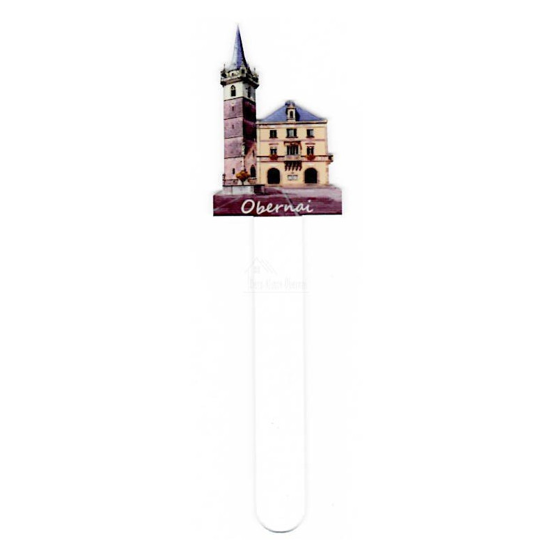 Plexiglass Bookmark place of the town hall Obernai