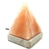 Himalayan Salt Crystal USB Pyramid Lamp
