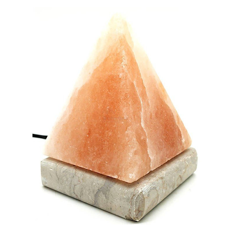 Himalayan Salt Crystal USB Pyramid Lamp