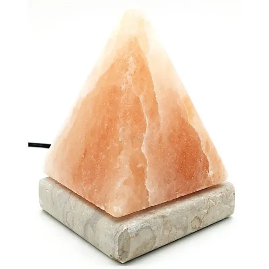 USB Zoutkristal Lamp Piramide van Himalayazout