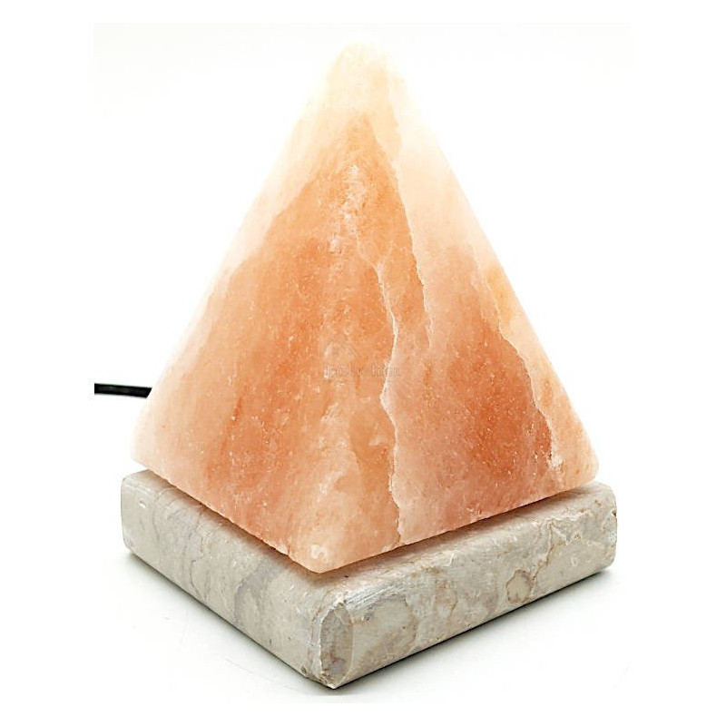 Himalayan Salt Crystal USB Pyramid Lamp