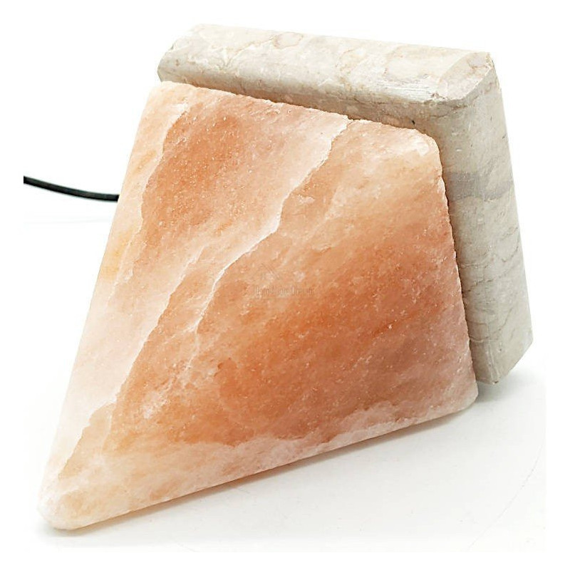 Himalayan Salt Crystal USB Pyramid Lamp