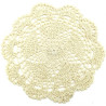 Set of 4 Knitted Coasters 100% Cotton