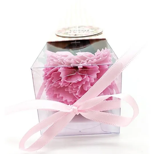 Offrez une Oeillet Rose en Pétales de Savon