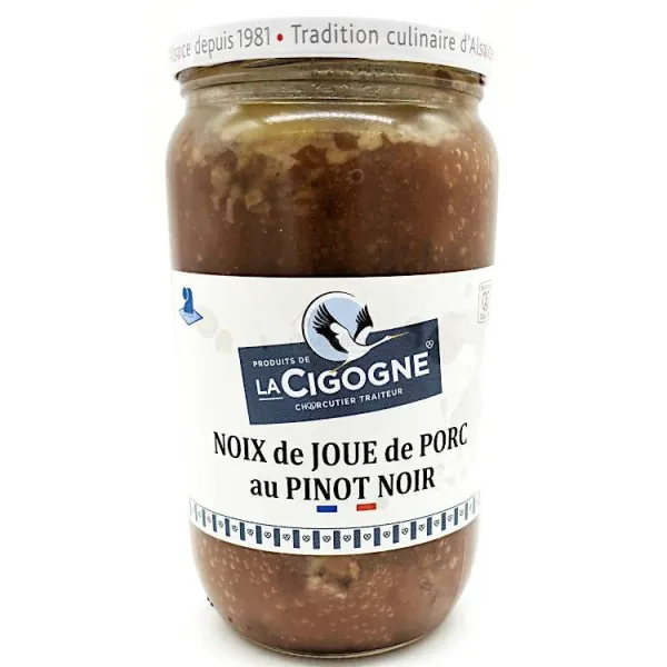 Noix de Joue de Porc au Pinot Noir 750 gr