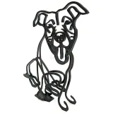 Sculpture abstraite Boxer en Fer