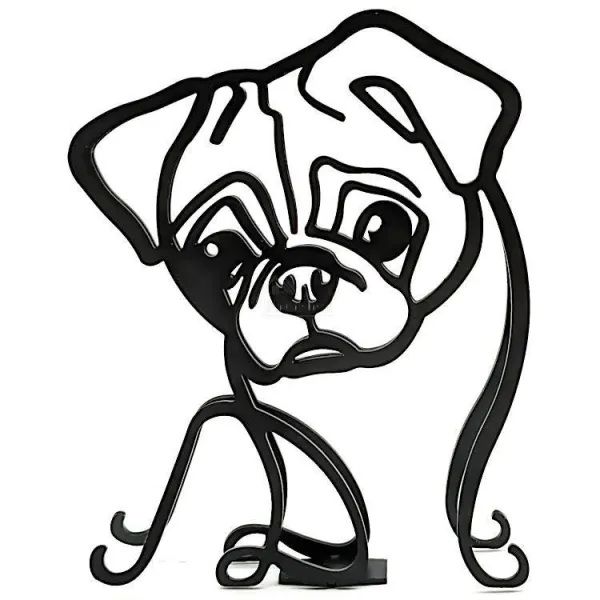 Sculpture abstraite Carlin en Fer