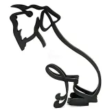 Sculpture abstraite Fox Terrier en Fer