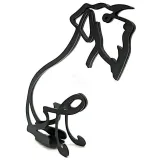Abstract Sculpture Fox Terrier in Iron