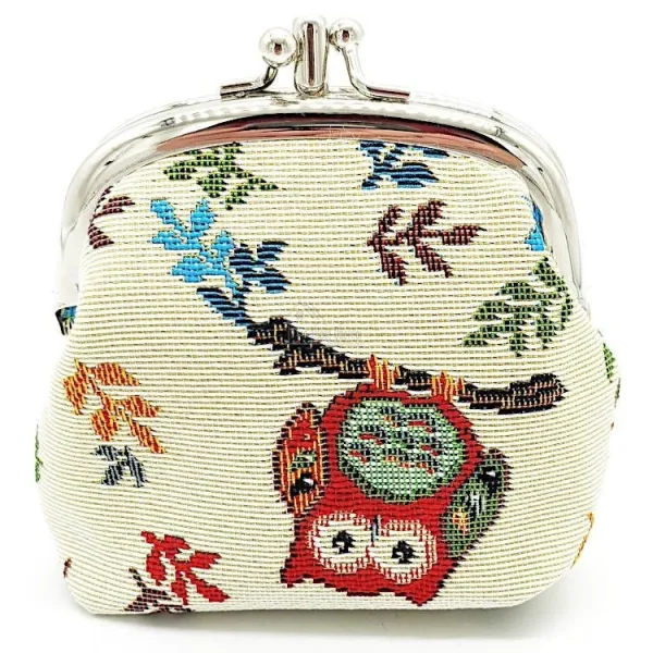 Purse decorated with Owl design