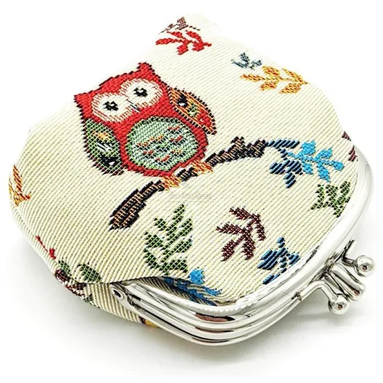 Portemonnee Clip Motief Uil