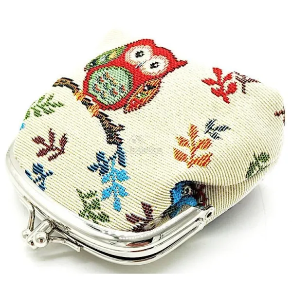Purse decorated with Owl design