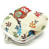 Porte Monnaie décoré de motif Hibou