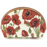 Beutel mit Reißverschluss Mohnblumenmuster