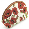 Beutel mit Reißverschluss Mohnblumenmuster
