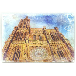 Cutting board Notre Dame Cathedral of Strasbourg