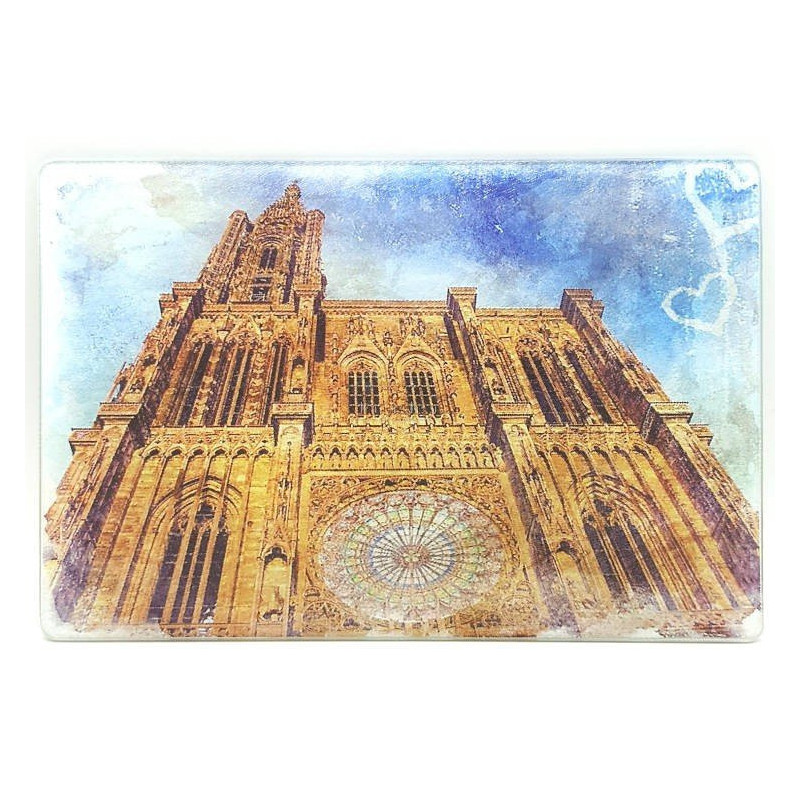 Cutting board Notre Dame Cathedral of Strasbourg