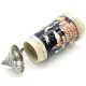 Straight Beer Mug in Earthenware with pewter lid and Alsatian Cities 50 cl