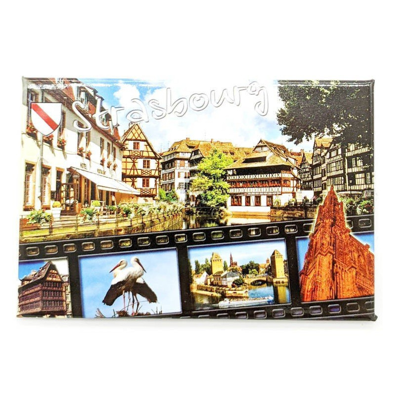 Magnet Décoratif Multi-vue de Strasbourg