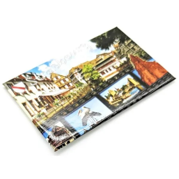 Decorative Magnet Multi-view of Strasbourg