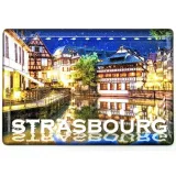 Decorative Magnet with reflections of the Petite France in Strasbourg