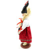 Alsatian Porcelain Doll with stand 30 cm