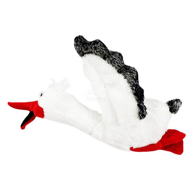 Flying Alsatian Stork Plush 25 cm