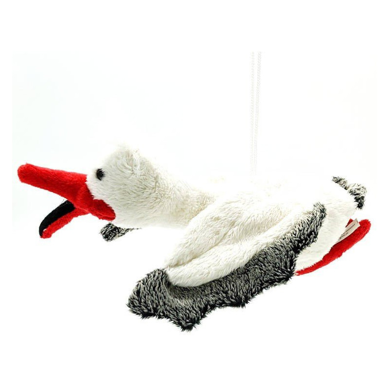 Flying Alsatian Stork Plush 25 cm