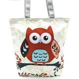 Owl Canvas Shoulder Bag