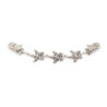 Fantasy brooch with star and clips for jumpers and waistcoats