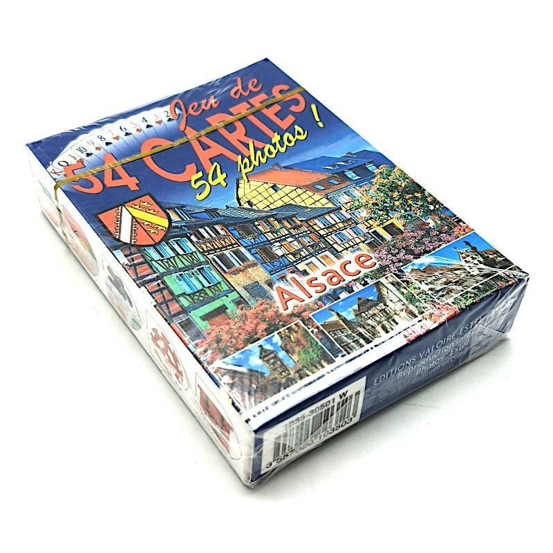Jeu de 54 Cartes motifs Alsaciens