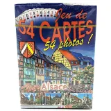 Kartenspiel mit 54 Karten mit elsässischen Motiven