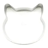 Ausstecher Katzenkopf aus Aluminium